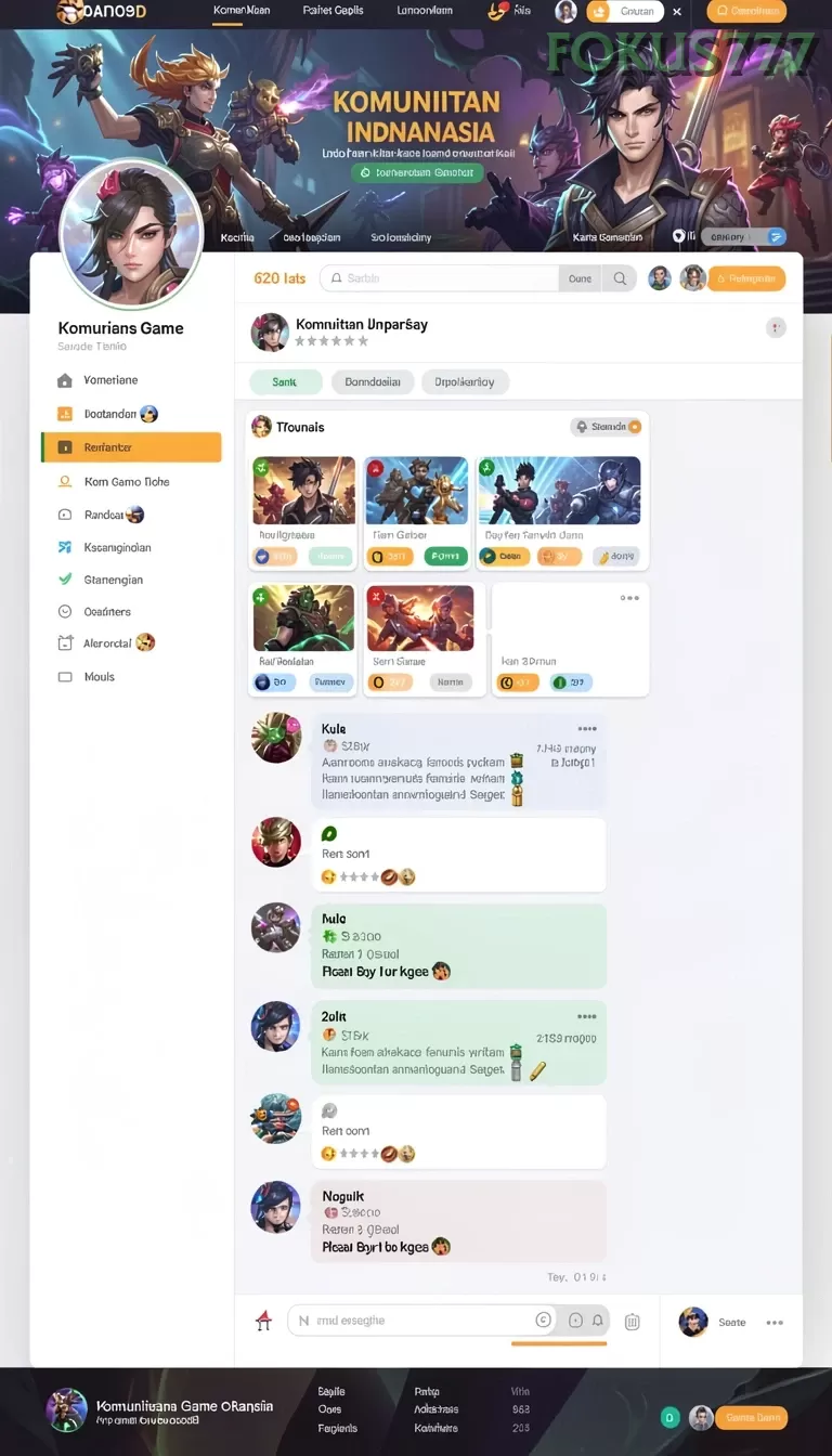 Cuplikan layar QQ1221 — halaman utama