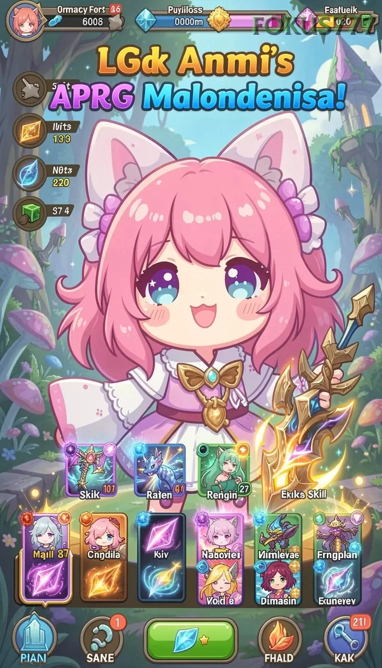 Cuplikan layar VC55 — menu navigasi